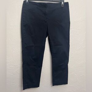 J.JILL BLACK ANKLE JEANS SIZE 10 PETITE